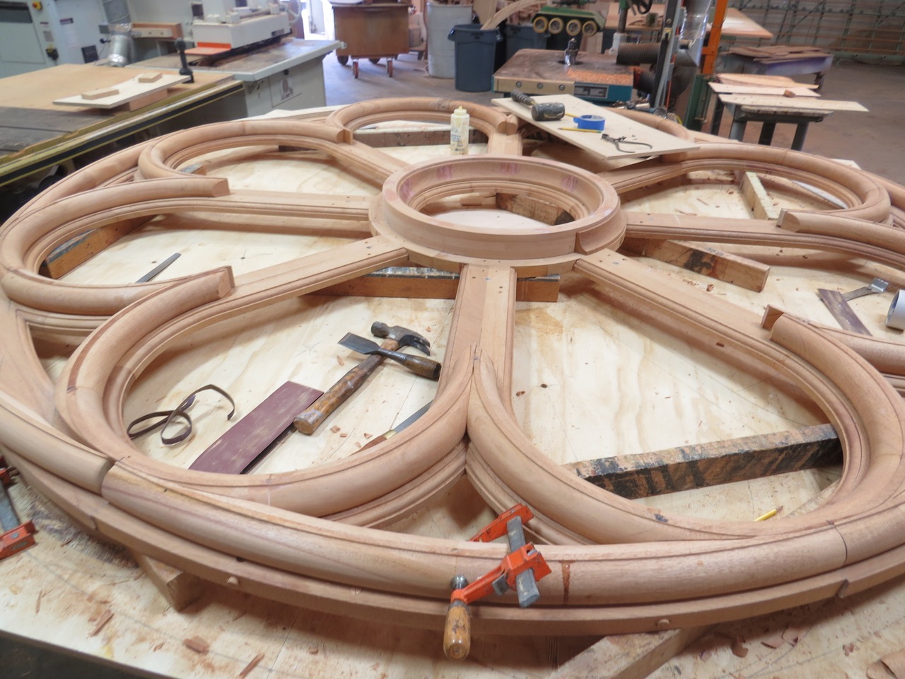  Reproduction antique skylight in Mahogany. 