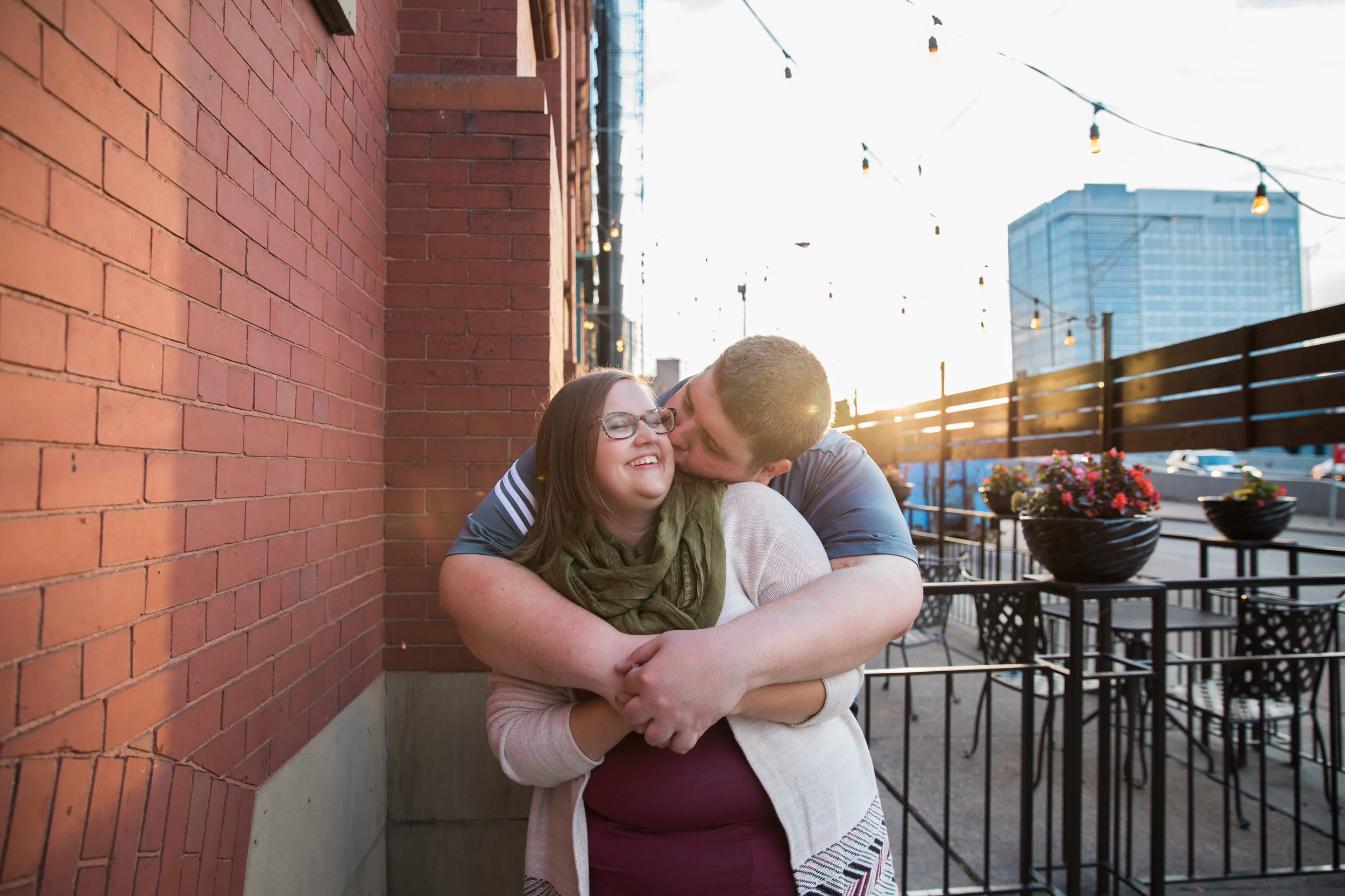 Megan + Jon's Downtown Cleveland Engagement Session | Cleveland Wedding Photographer 