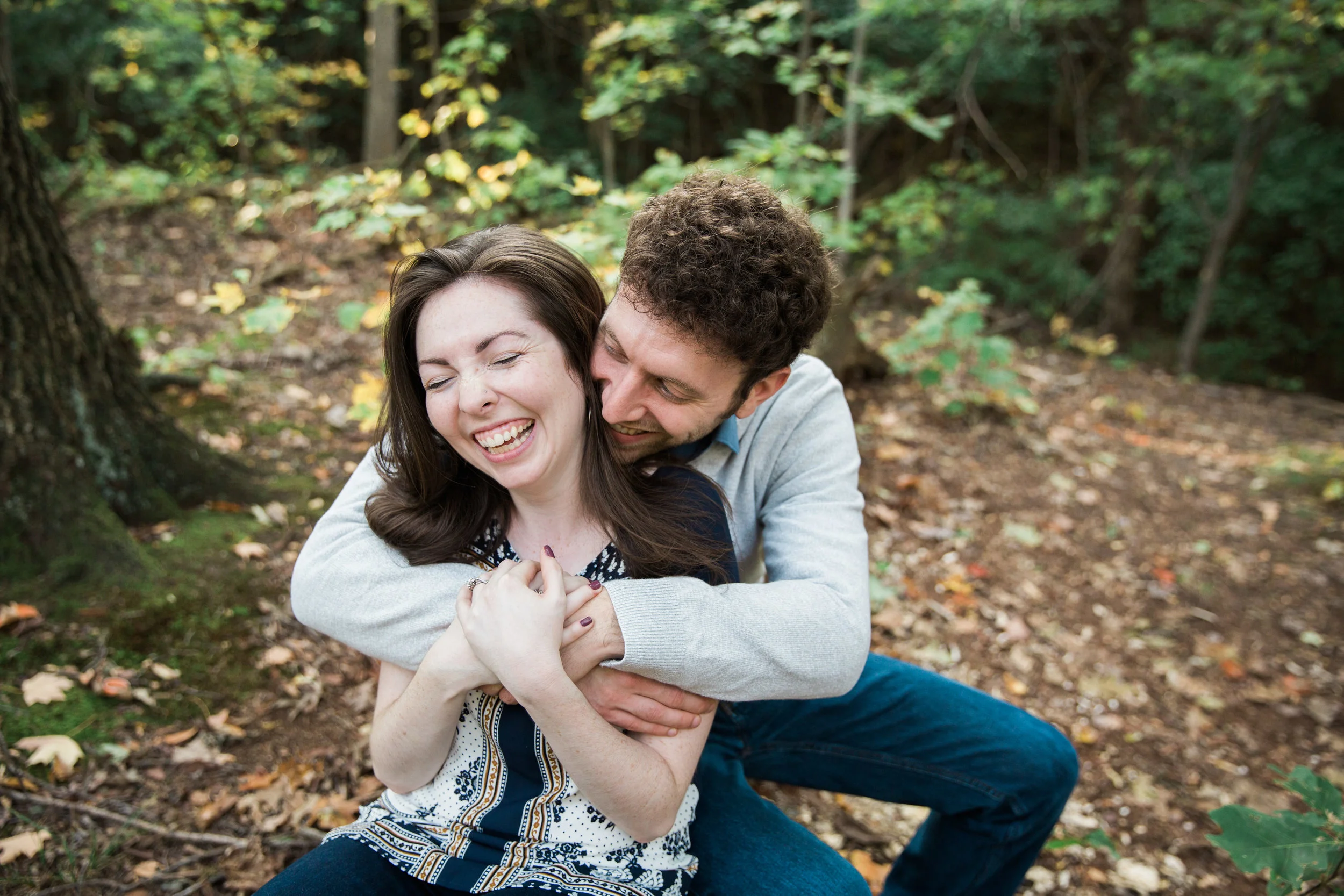 Leah + Mitch's Olmsted Falls Engagement Session | Cleveland Wedding Photographer