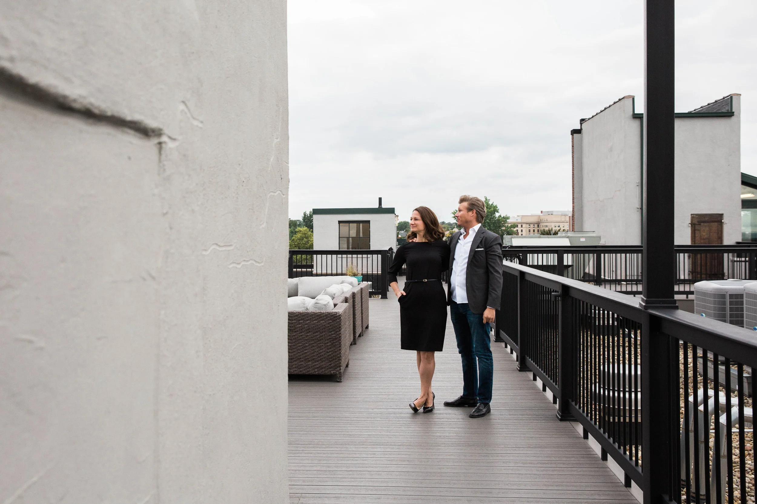 Katie &amp; David: The Shoreway Building Engagement | Cleveland Wedding Photographer
