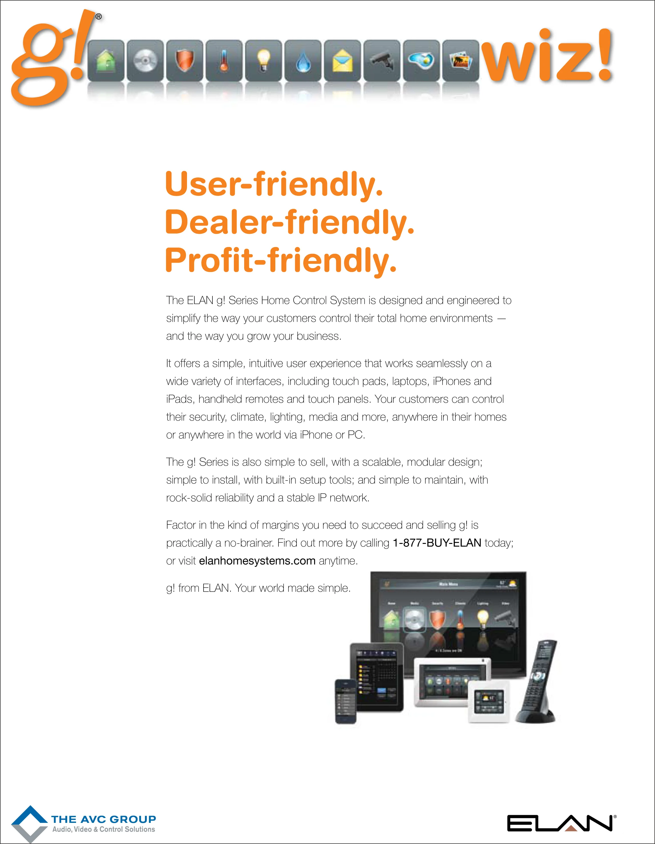 ELAN HOME SYSTEMS: BRILLIANTLY SIMPLE
