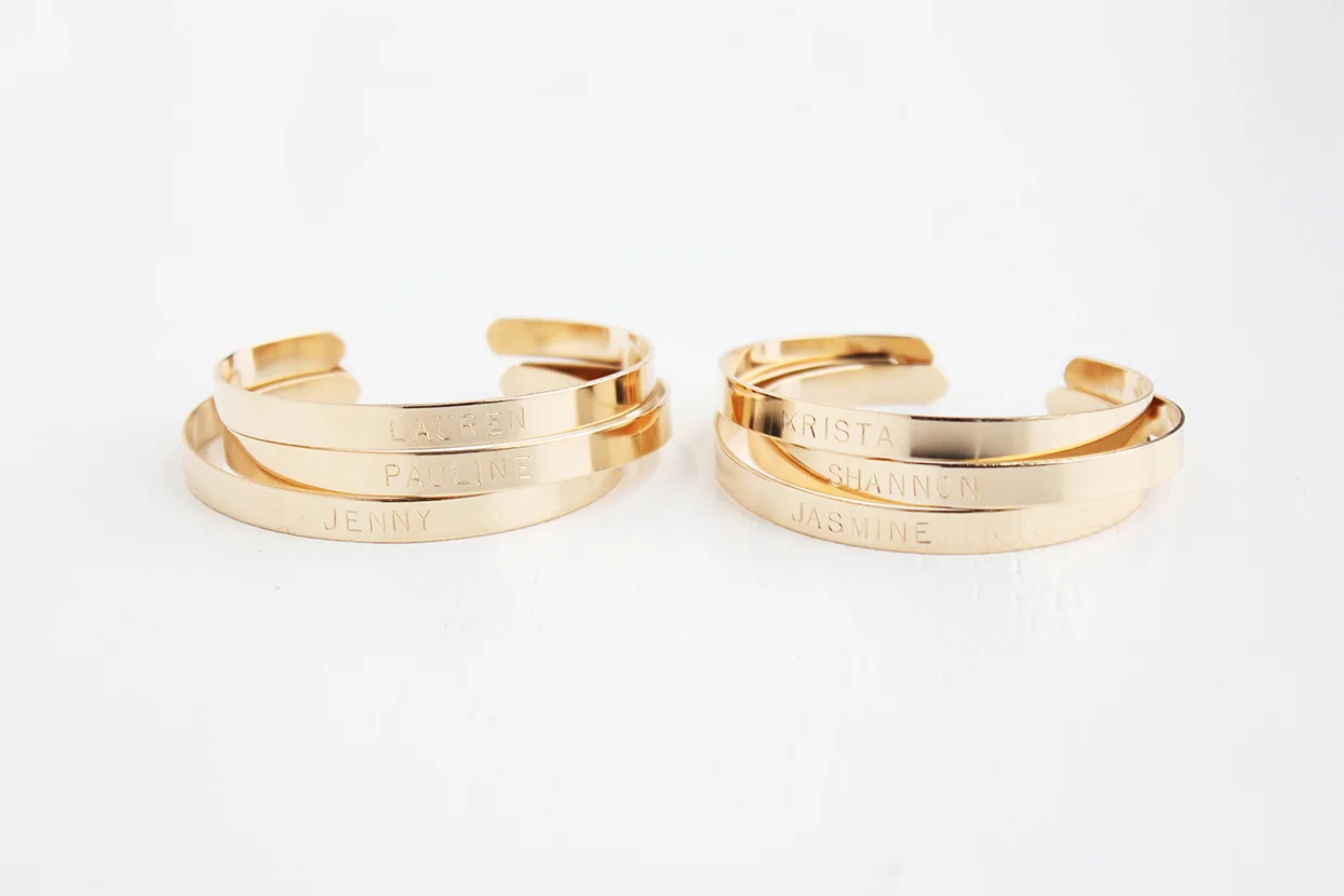 Cuff Bracelet SET Personalized Jewelry Junghwa - Main Image