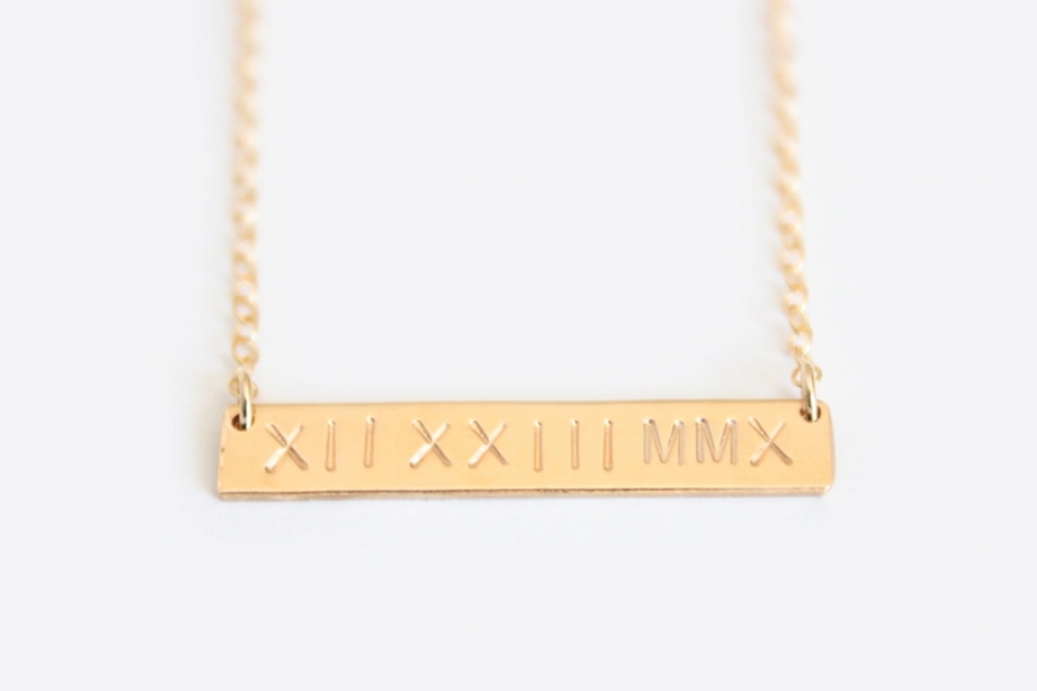 Nameplate Necklace by Junghwa