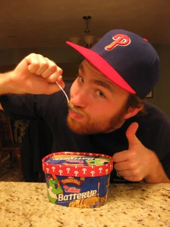 I'm eating ice cream! (photo courtesy of Jen Doo) 