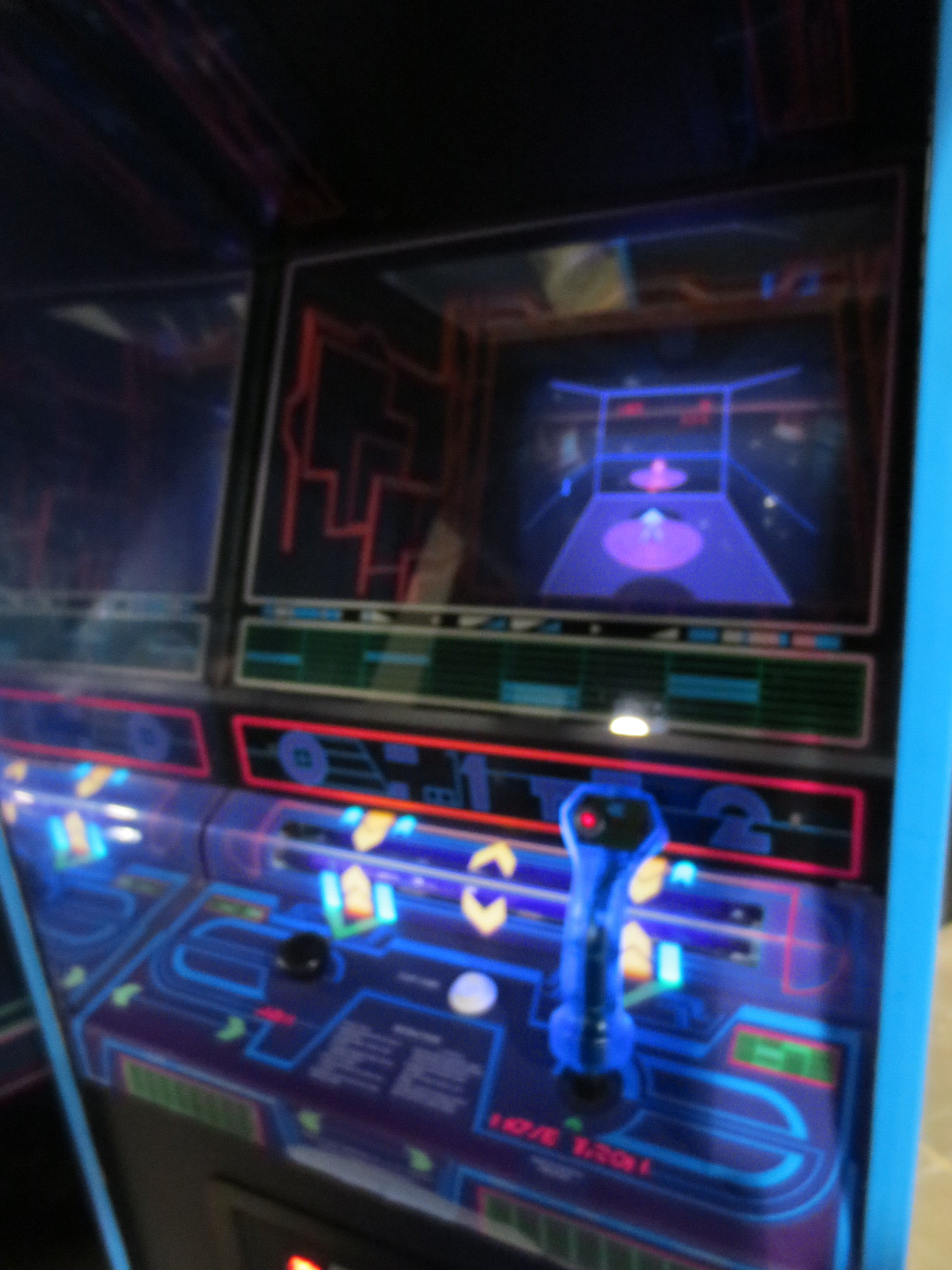  The Tron arcade game. Ultra fun and super sleek-looking. 