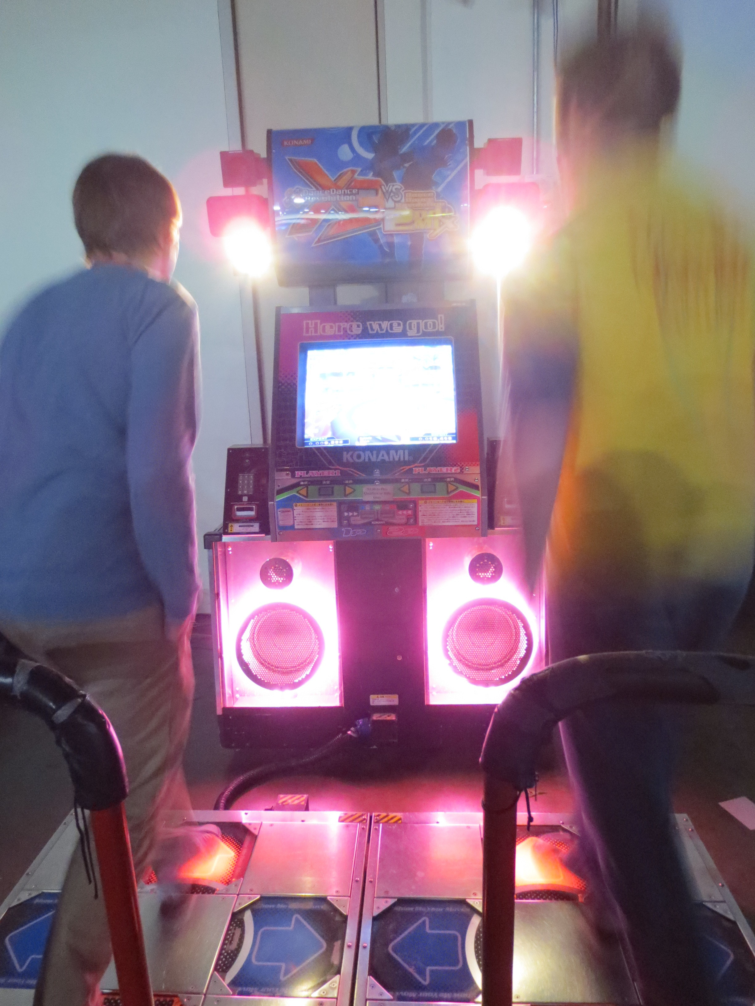  Andrew and I relive our old days as DDR All-Stars 