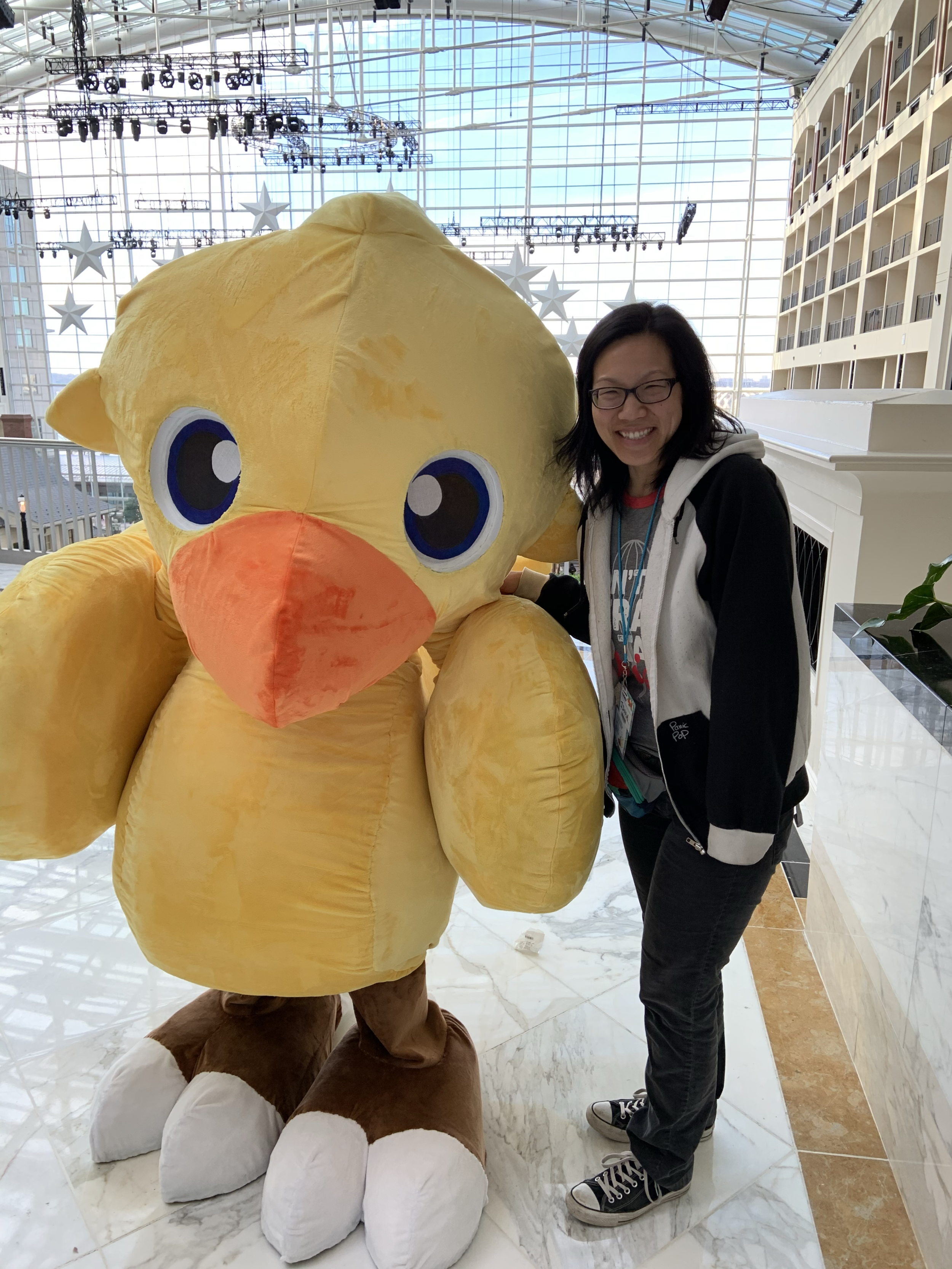  Jen and a chocobo! 