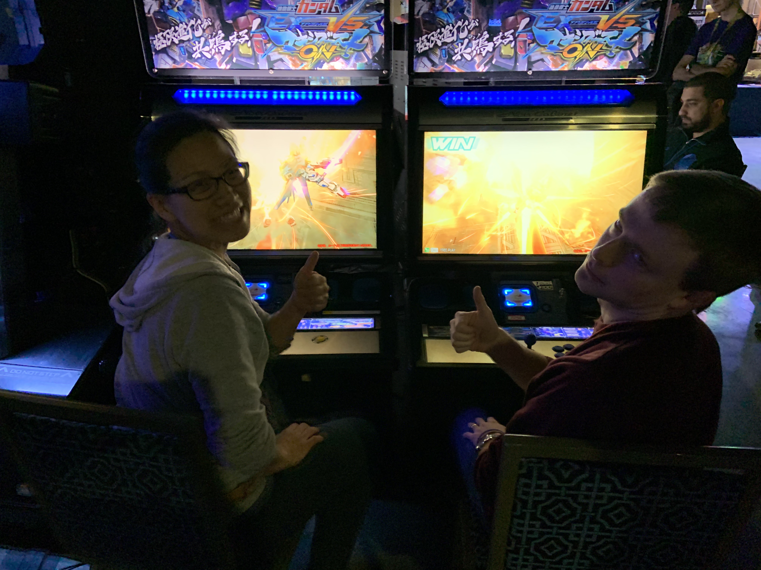  Jen and Brandon wrecking some GUNDAM 