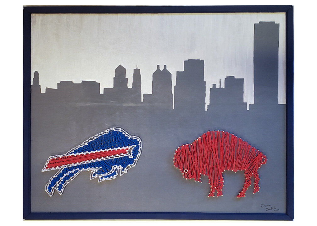 Buffalo Bills String Art