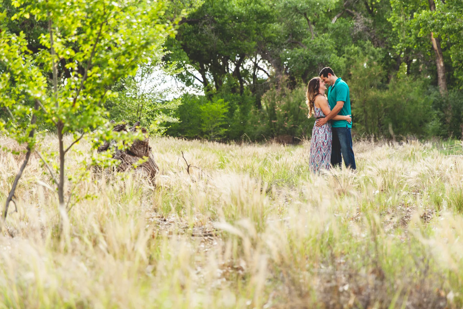 Allison & Travis - Albuquerque Bosque Engagement