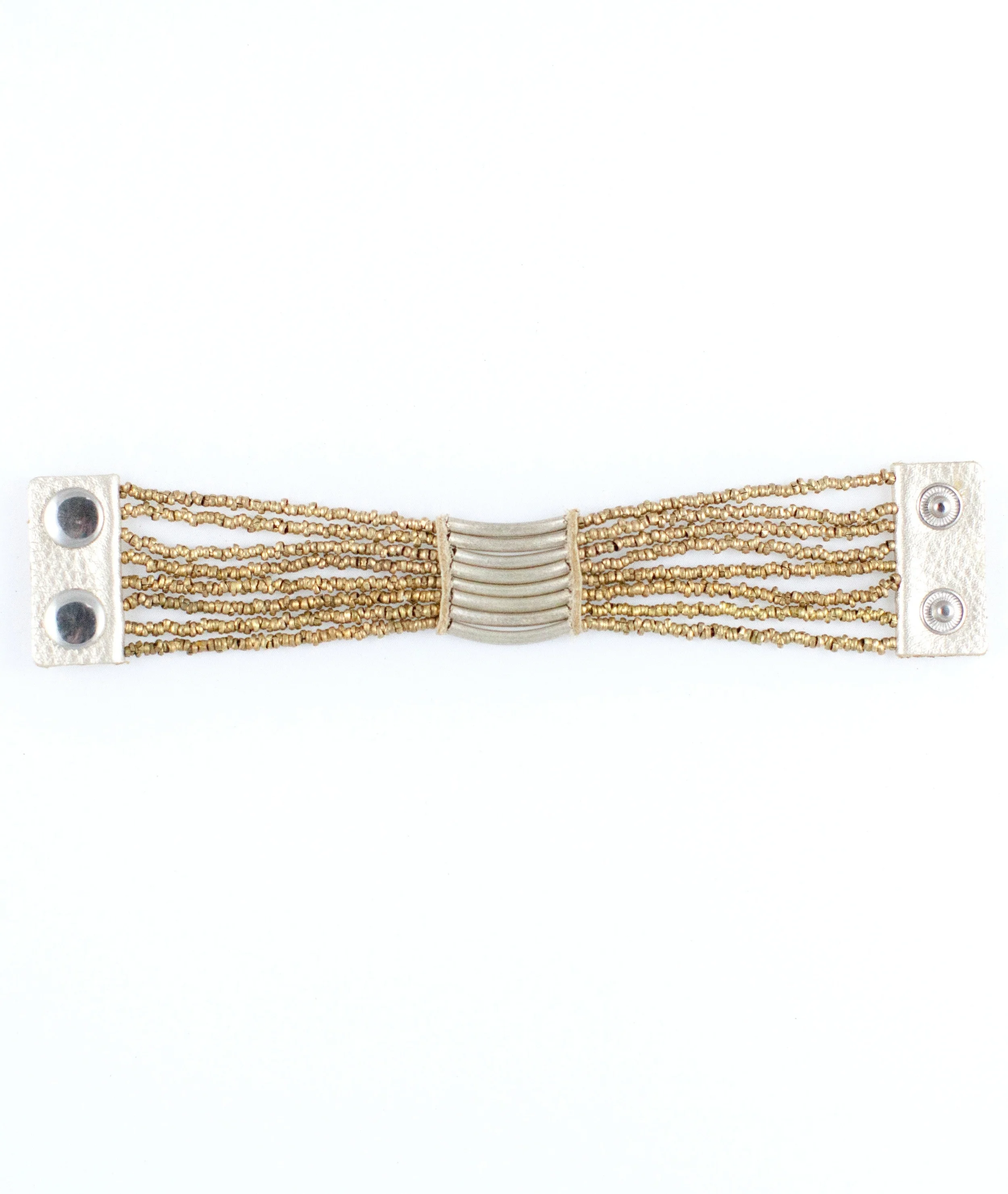 Raven + Lily: Ethiopia, Brass/Silver/Leather