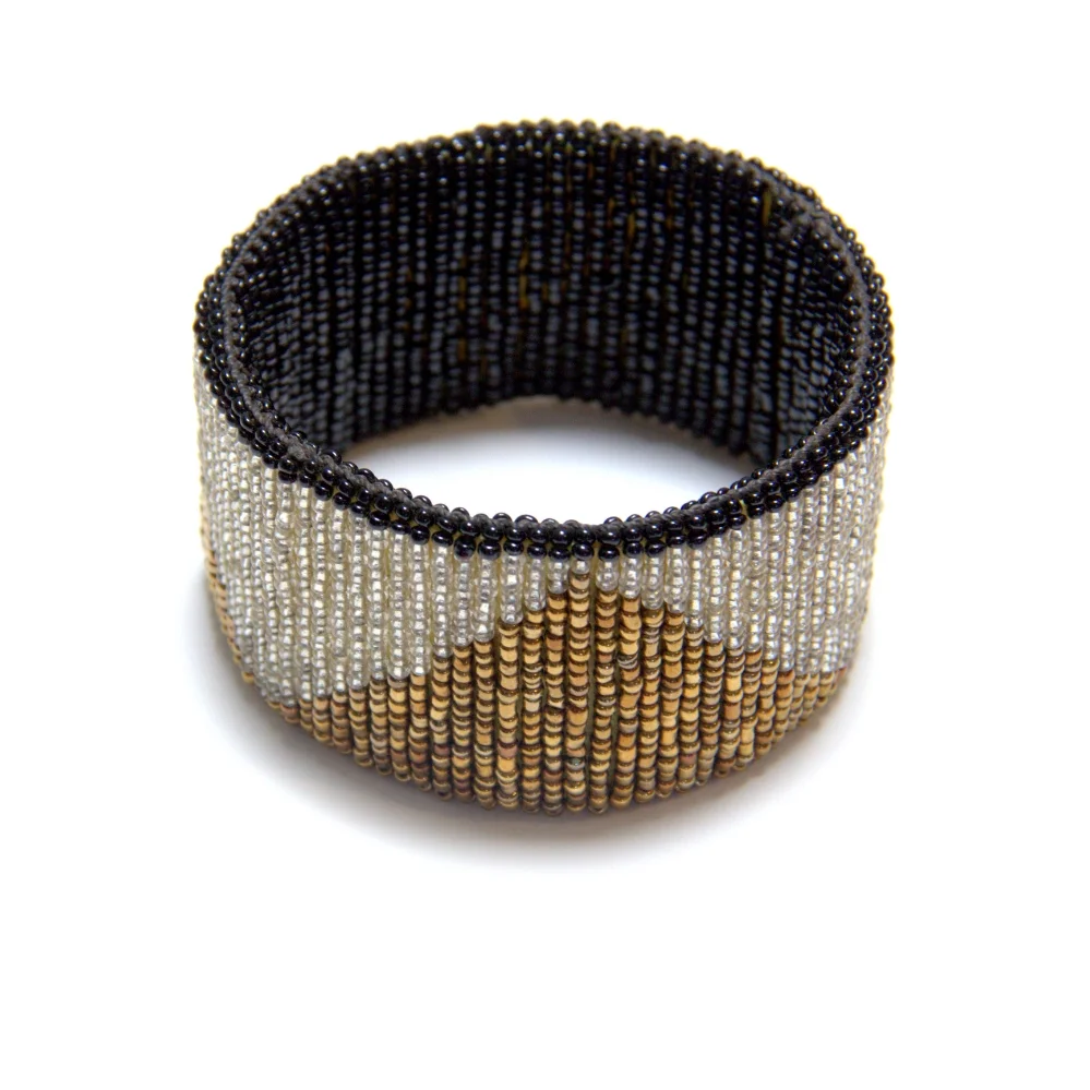 Raven + Lily: Kenya, Glass Seed Beads/Rubber
