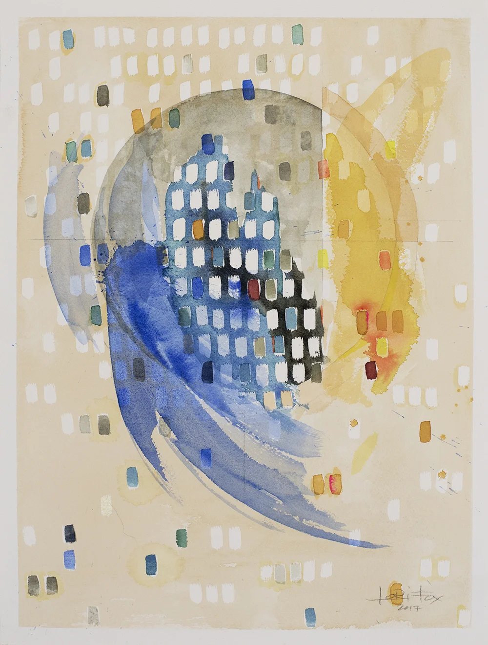 SOLD: REGENERATION, 16"x12", Watercolor, Graphite