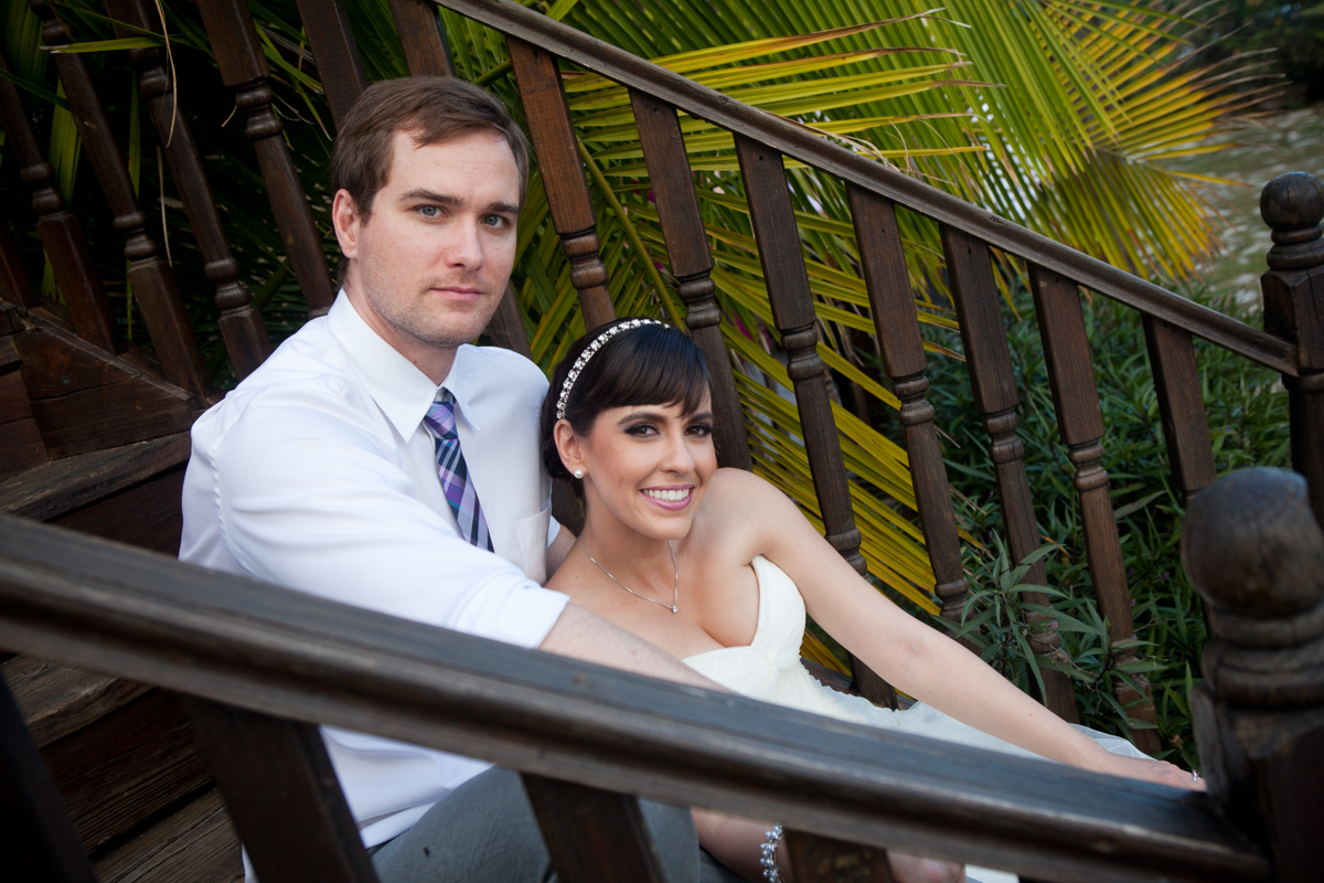 Five years married and going strong.