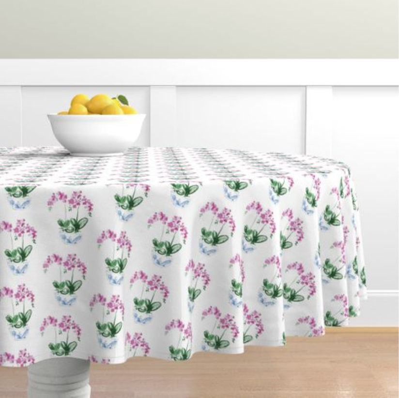 Olivia Round Tablecloth