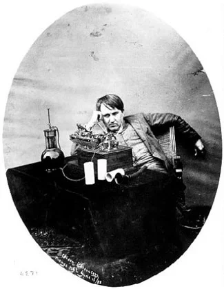 Morning After Spending Seventy-Two Hours Perfecting Phonograph; West Orange, NJ; June 16, 1888