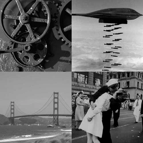 Photo Credits: top Left, © Laurence E. Windsor; top right, unknown; bottom left, © The Wright Place to Visit ; bottom right, © Alfred Eisenstaedt , Life .