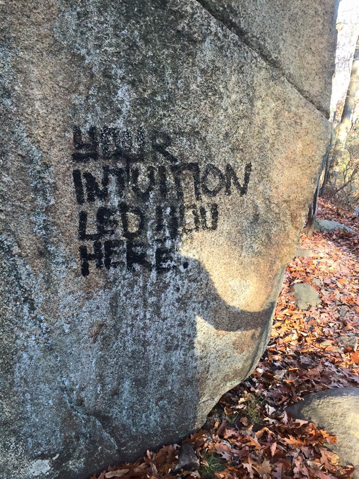 Your intuition led you here.