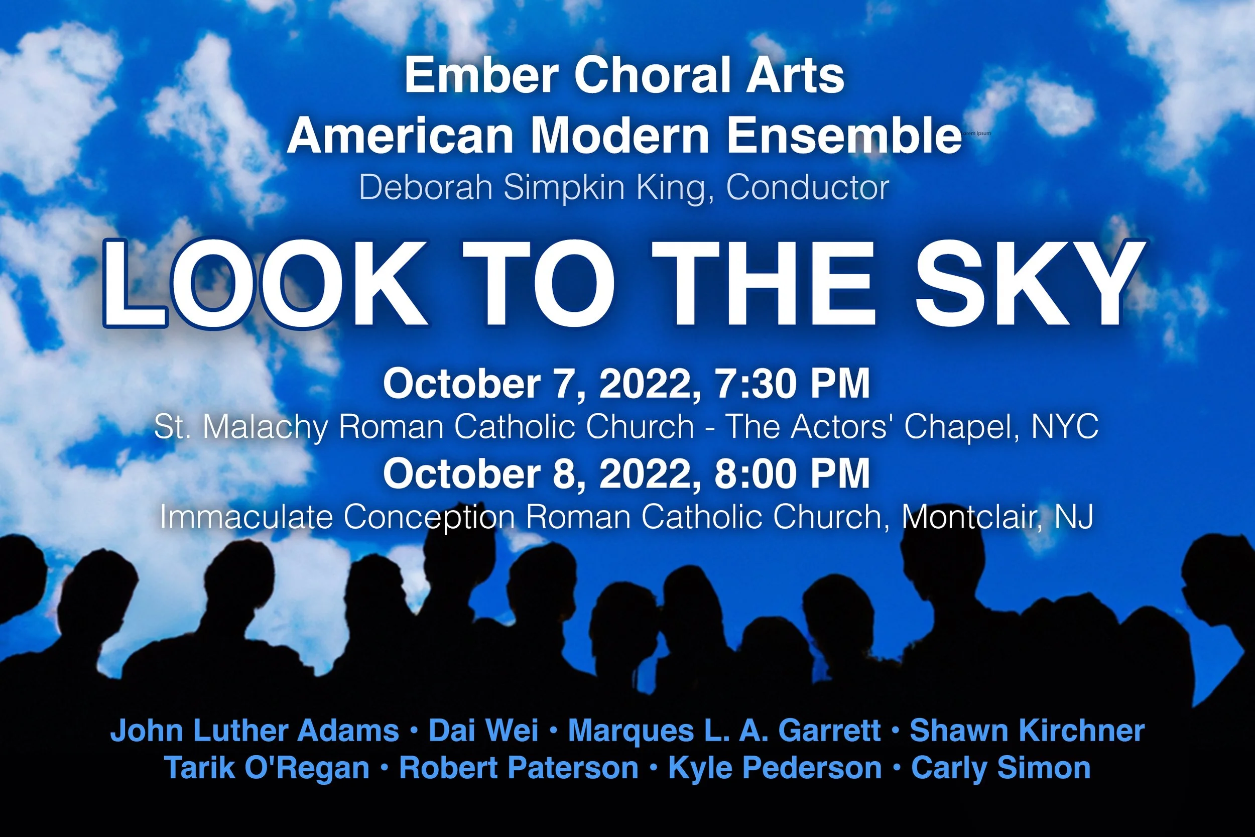 Look To The Sky – Ember Choral Arts and AME - Listen &amp; Look To The Sky