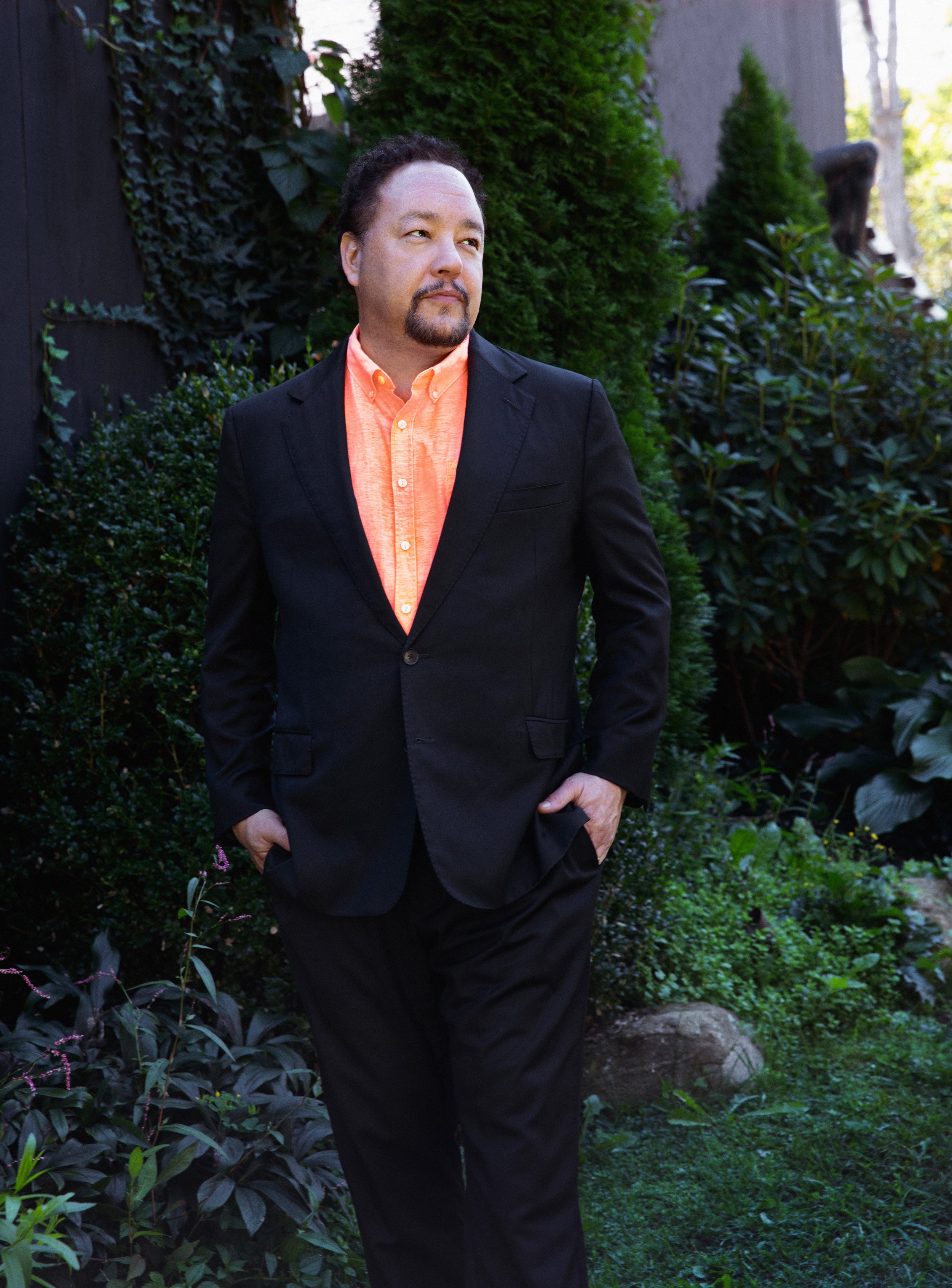 Robert Paterson: Orange Shirt, Standing Looking Away (2024)