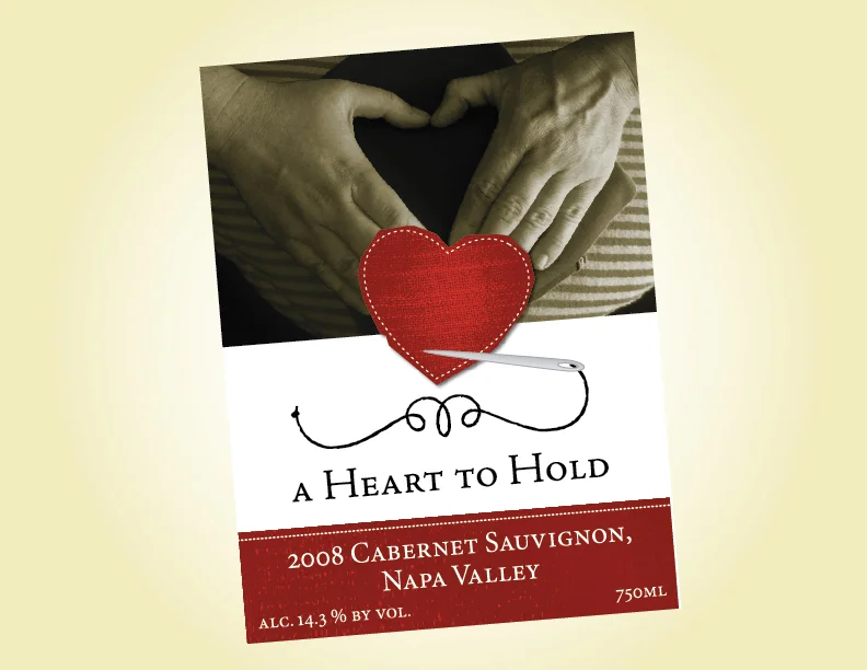 A Heart to Hold Wine Lables