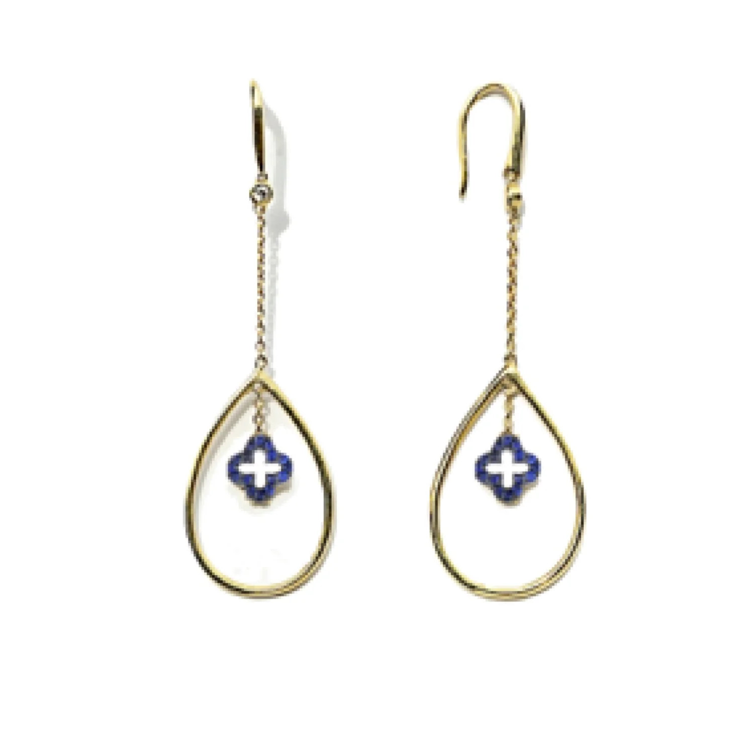 clover drop earring no. 4 sapphire.jpg