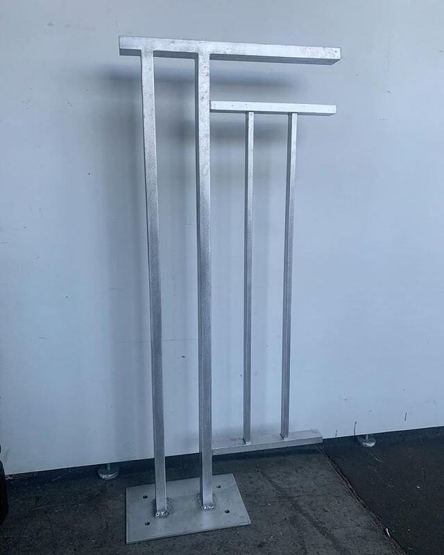 Our prototype for an upcoming aluminum handrail project