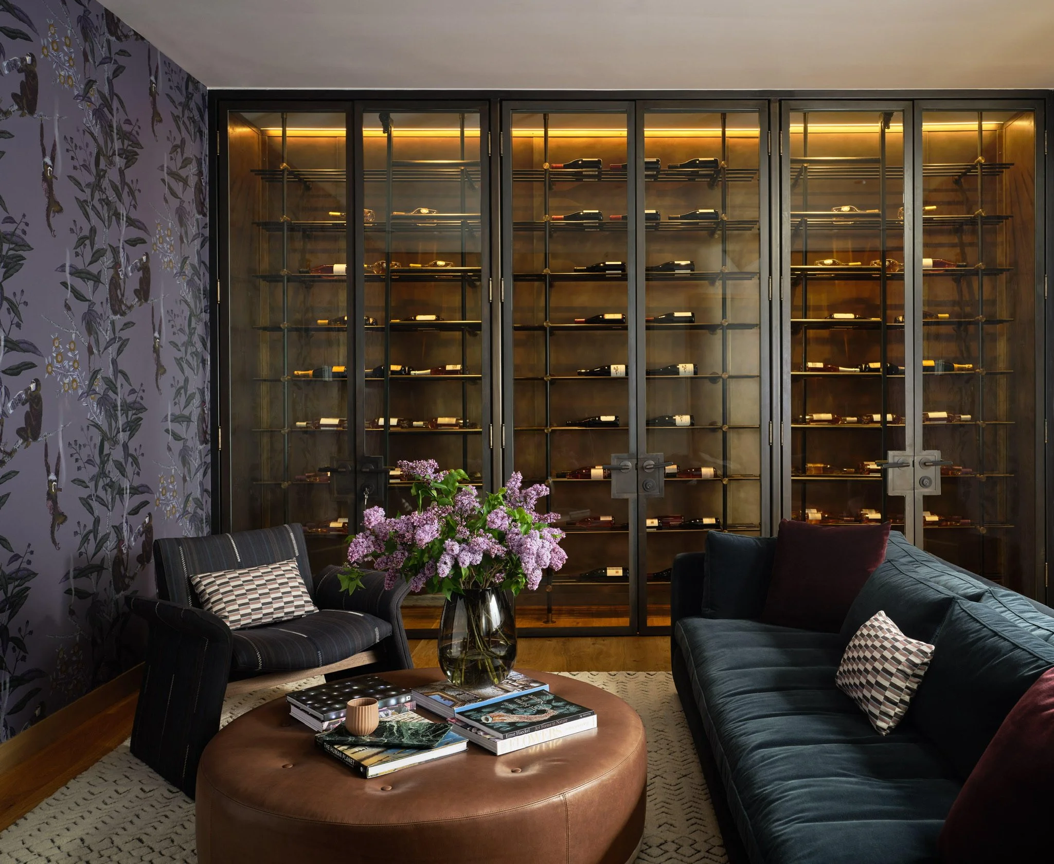 STEEL & BRASS WINE ROOM 