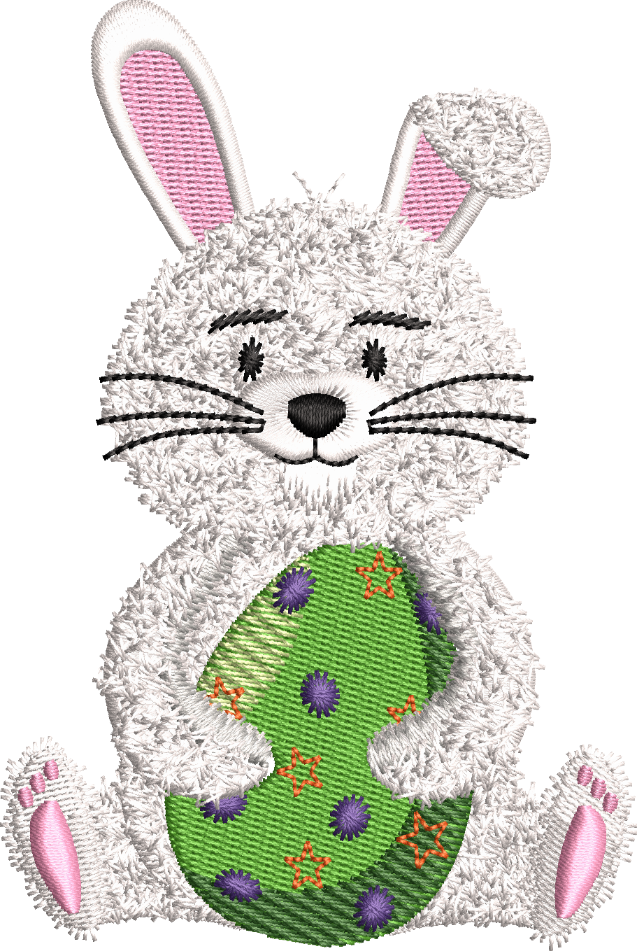 Easter Rabbit With Egg.PNG