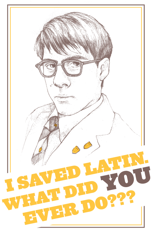  "I saved Latin" Max Fischer from Rushmore 