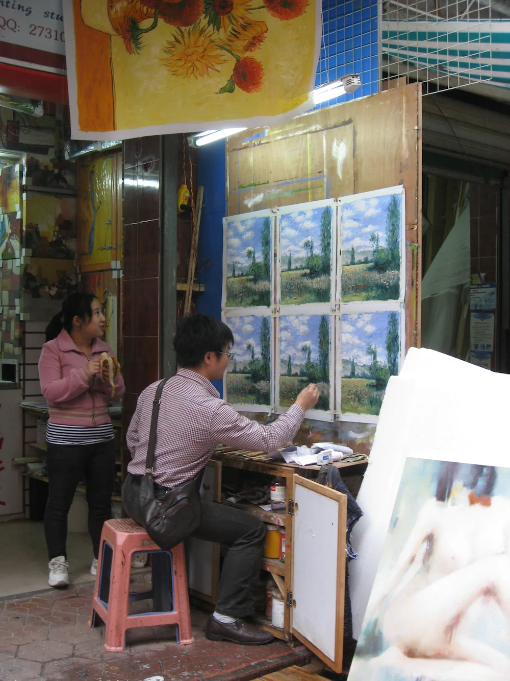  Mass production, even here. 