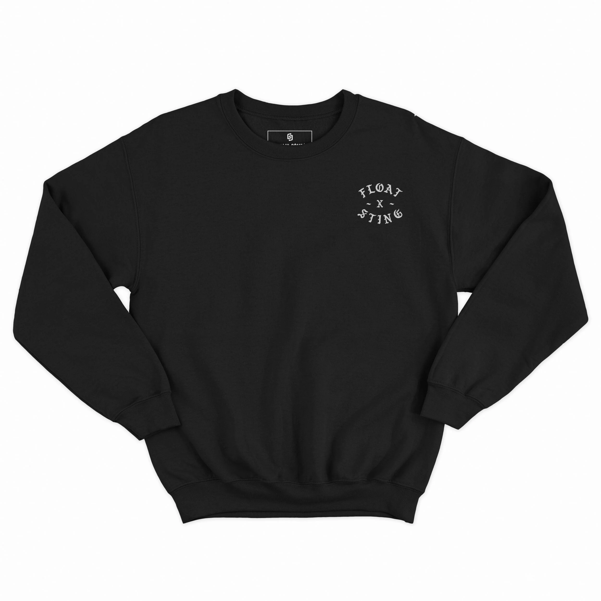FloatnStingCrewneckFrontBlack.jpg