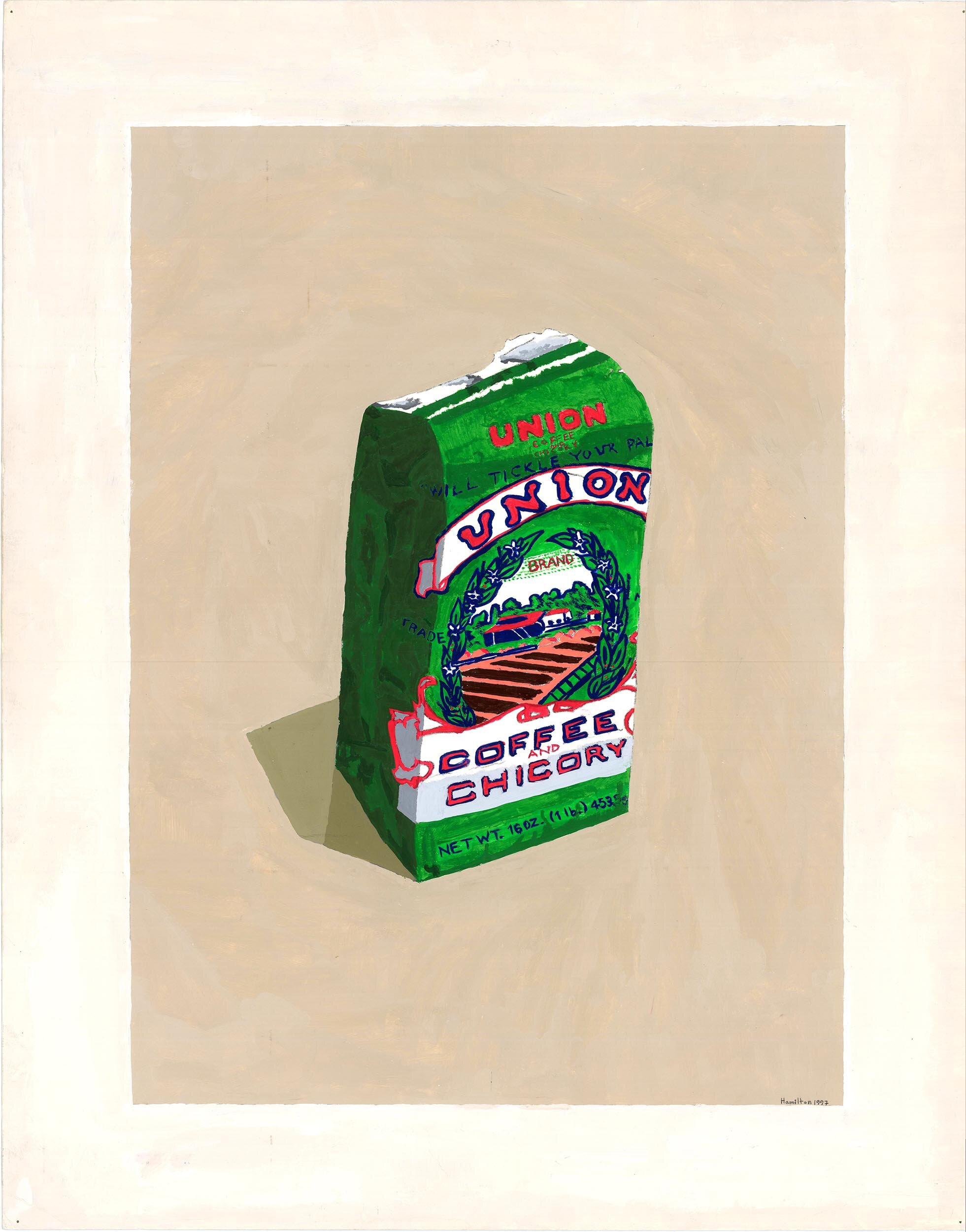 Union Coffee, 1997  |  Tempera on matboard