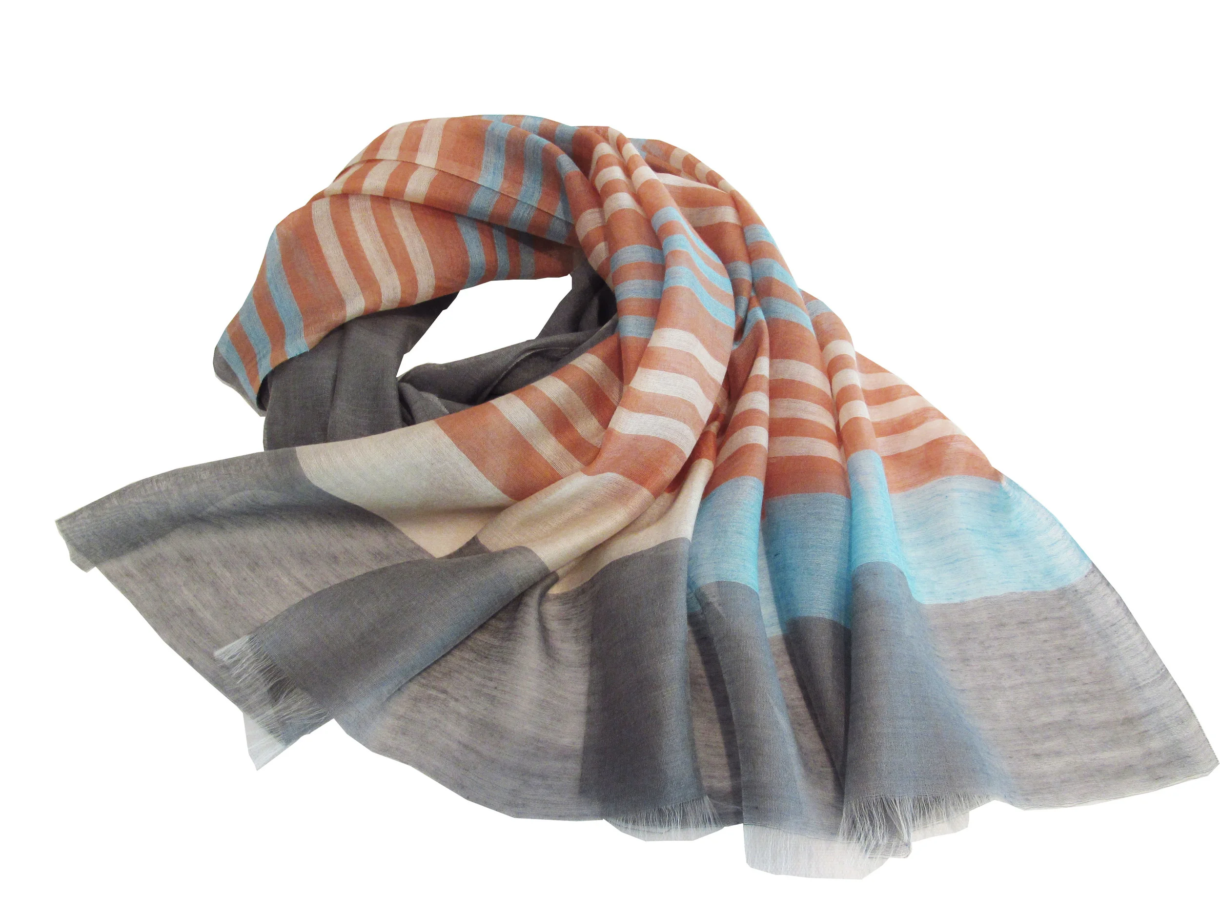 Multicolor stripes on grey, S-CSL-WV-10