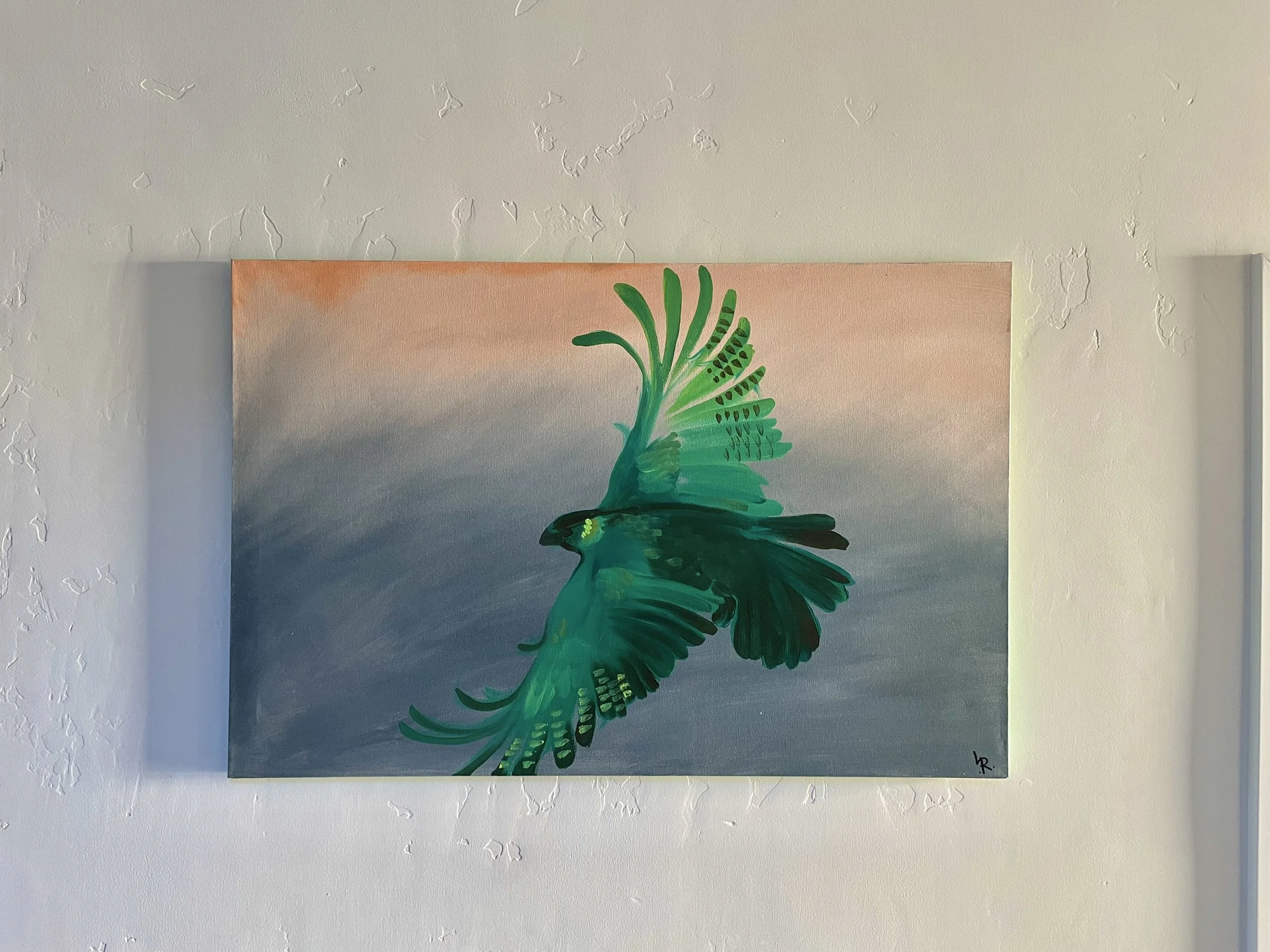 boise acrylic and oil artist birds of prey