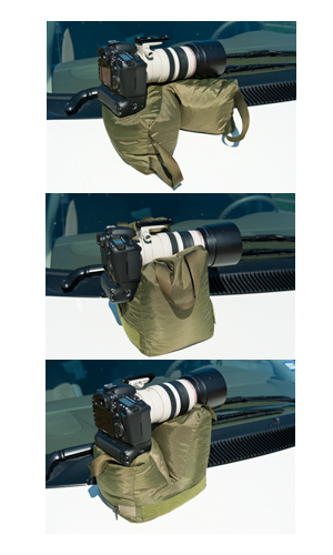 The V2 Molar Bean Bag™ provides a stable shooting platform in a variety of positions