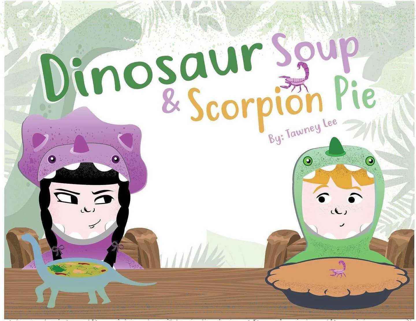 Aloha friends &amp; family,
Wanted to share a project my brother and I, with the amazing song writer and singer Tawney Lee Hunt have been slowly working on and i am glad to say its finally coming together.
Dinosaur soup and Scorpion pie the book will