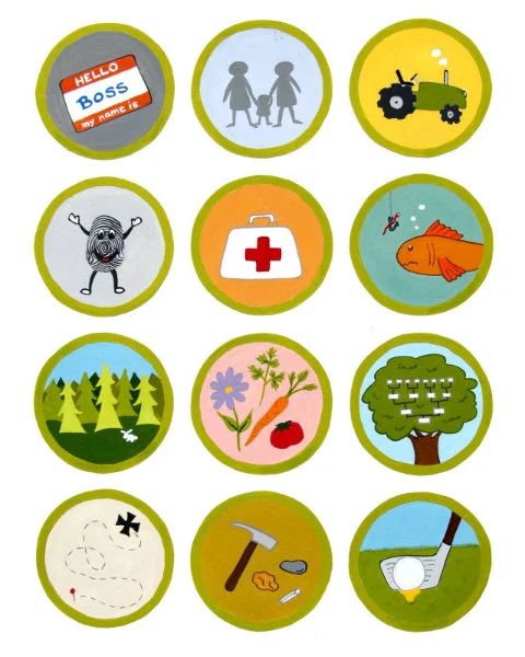 Entrepreneurship • Family Life • Farm Mechanics • Fingerprinting • First Aid • Fishing • Forestry • Gardening • Genealogy • Geocaching • Geology • Golf