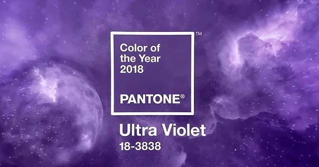 Pantonen ultravioletti, vuoden 2018 väri. Kuva: Pantone