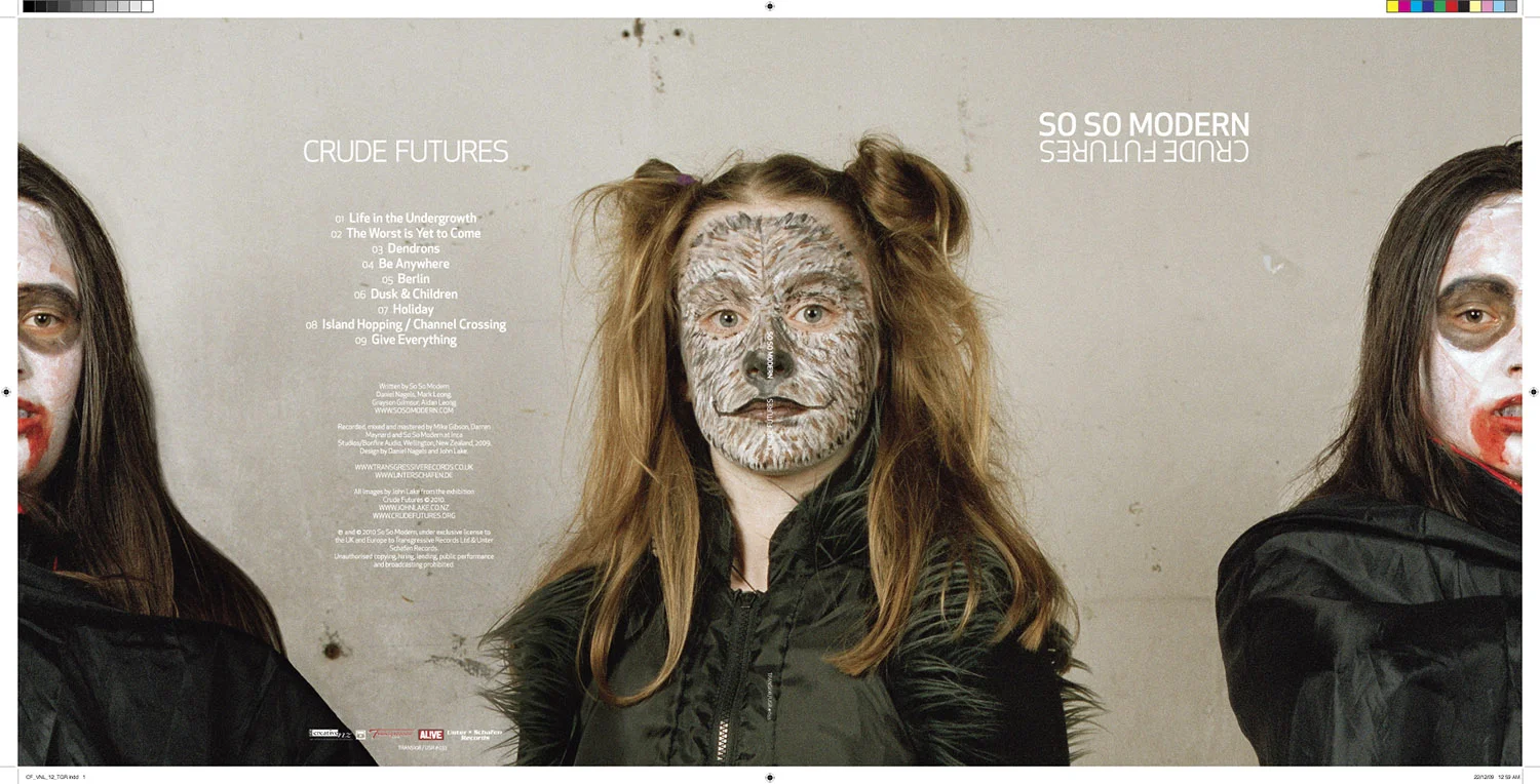 Crude Futures photographs adapted for So So Modern's 12" vinyl release