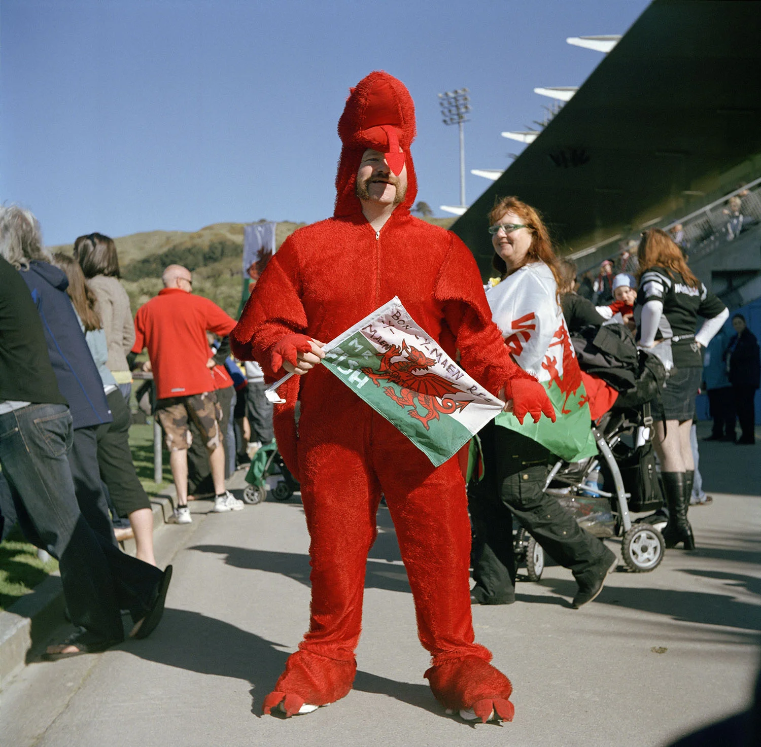 Welsh Rugby supporter, Porirua, September 4, 2011.