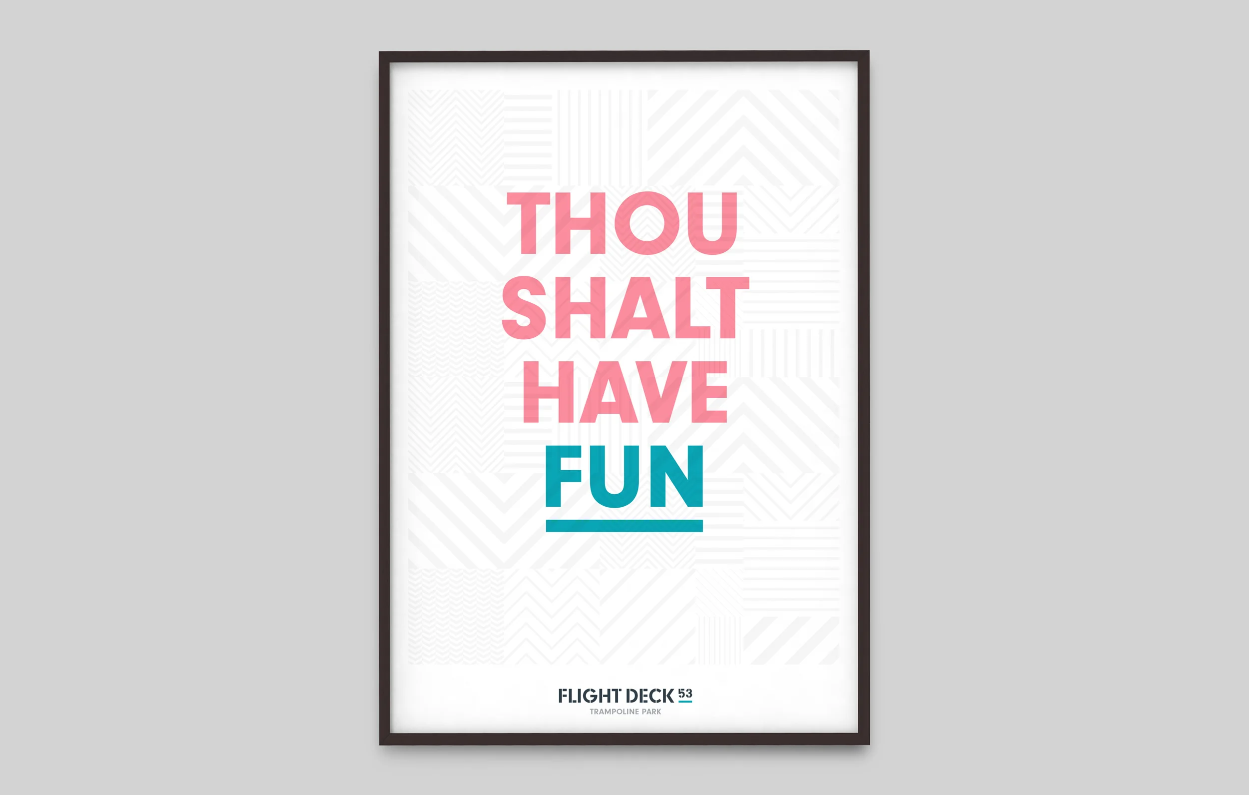 Flight Deck 53 brand posters – Design by Ian Whalley