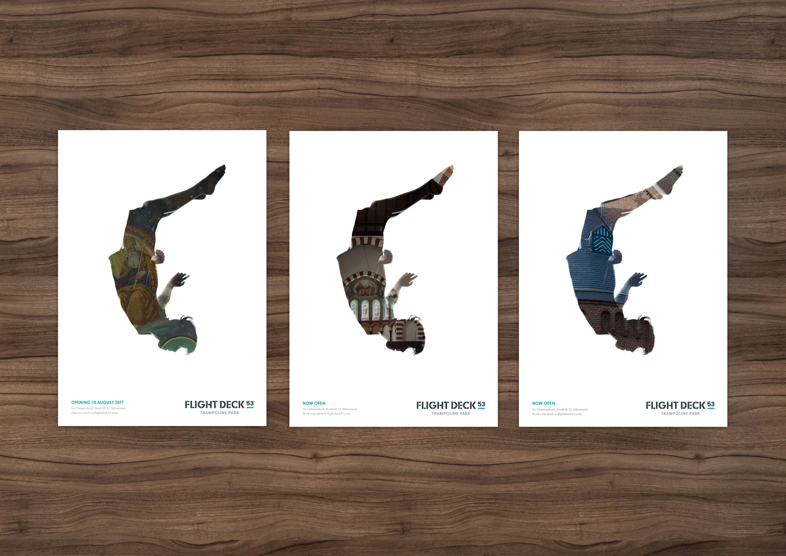 Flight Deck 53 poster campaign – Design by Ian Whalley