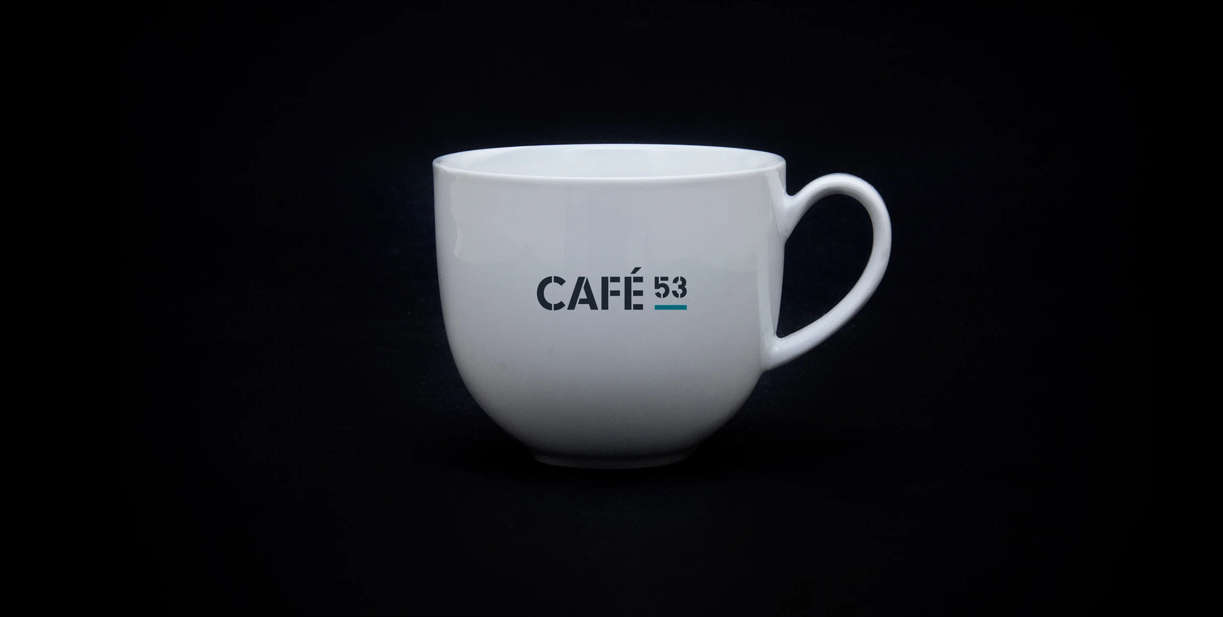 Flight Deck 53 cafe branding – Design by Ian Whalley