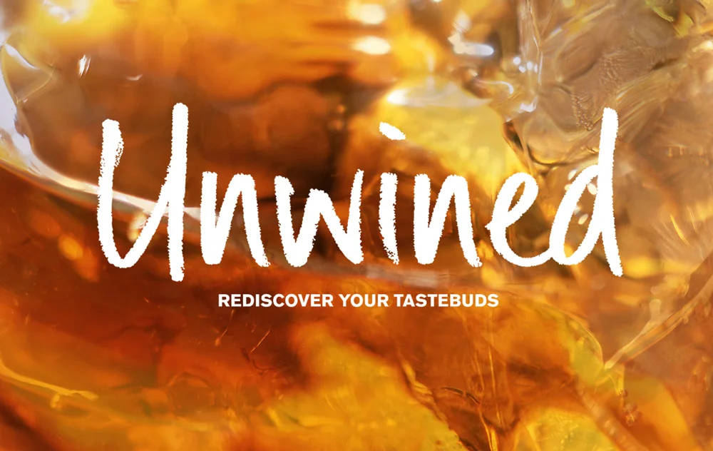 Unwined logo variants – whiskey – Design by Ian Whalley