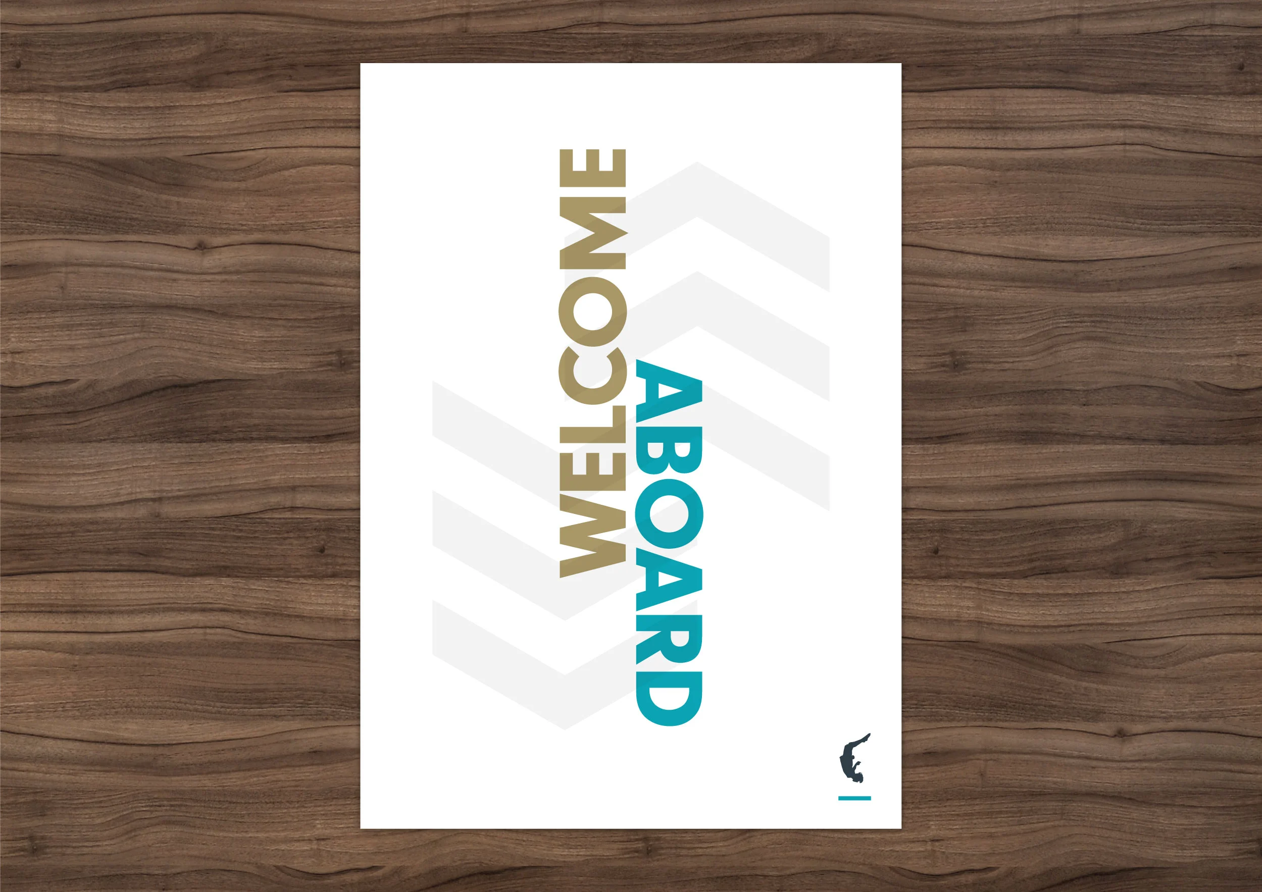 Flight Deck 53 welcome aboard poster – Design by Ian Whalley