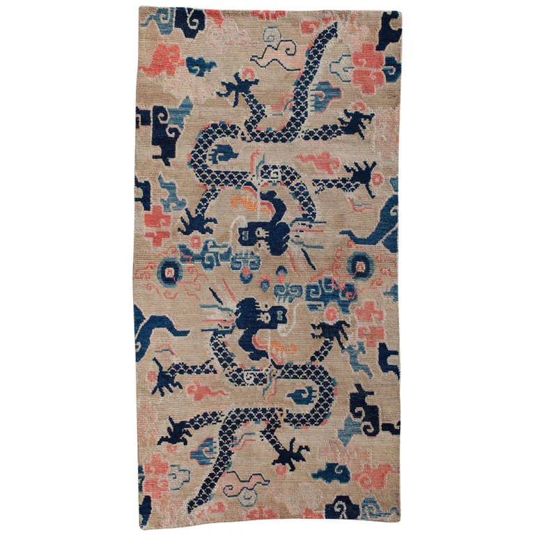 Antique Tibetan Double Dragon Khaden; InvNr: DG-0181