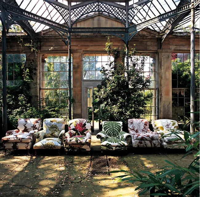 FOURTEEN ( this seems like it would be a fun place to have a little ladies retreat while you sipped margs and gabbed - I would call dibs on the chair on the far right ).