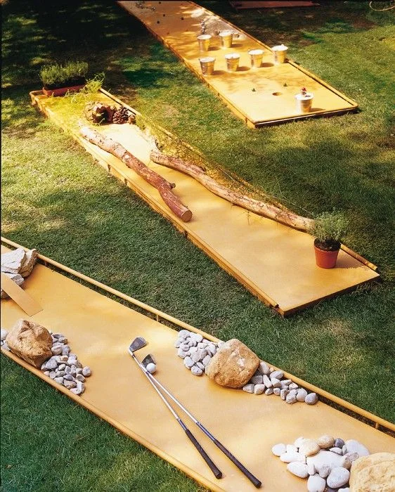 DIY Outdoor Mini Golf Course.. Rad.