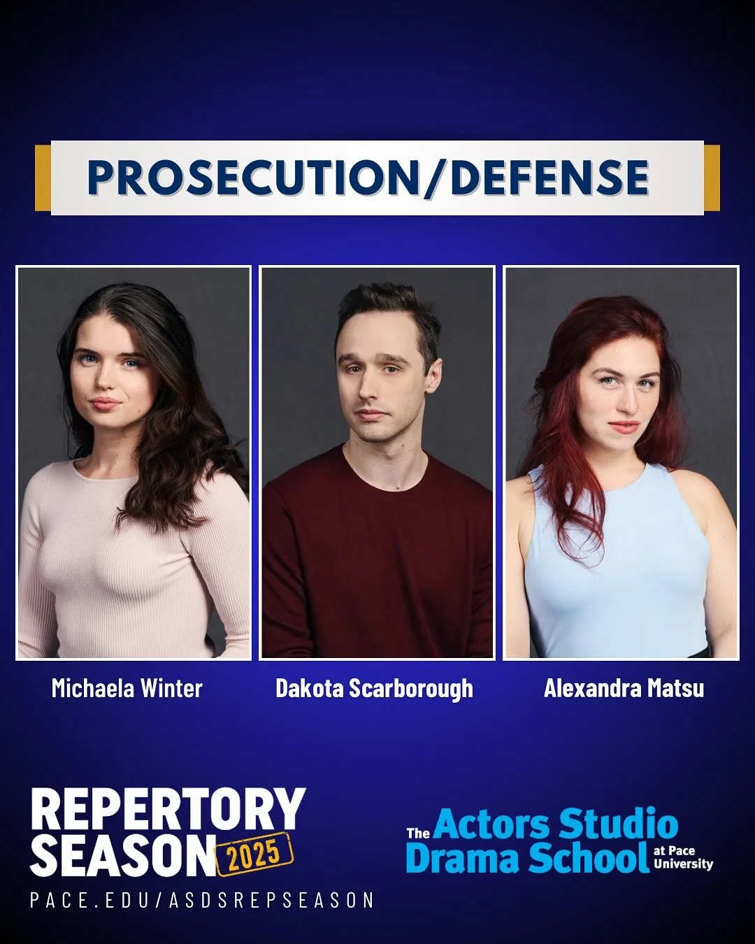 Meet the cast and creative team behind Week 3-Original Works: New One Act Plays 
opening on April 23-26, 2025

🎭📝 Join us to experience 2 new plays penned by MFA Playwrights Caleb Dukes &amp;  Leah M. Bickley both directed by MFA Director Nick Cart